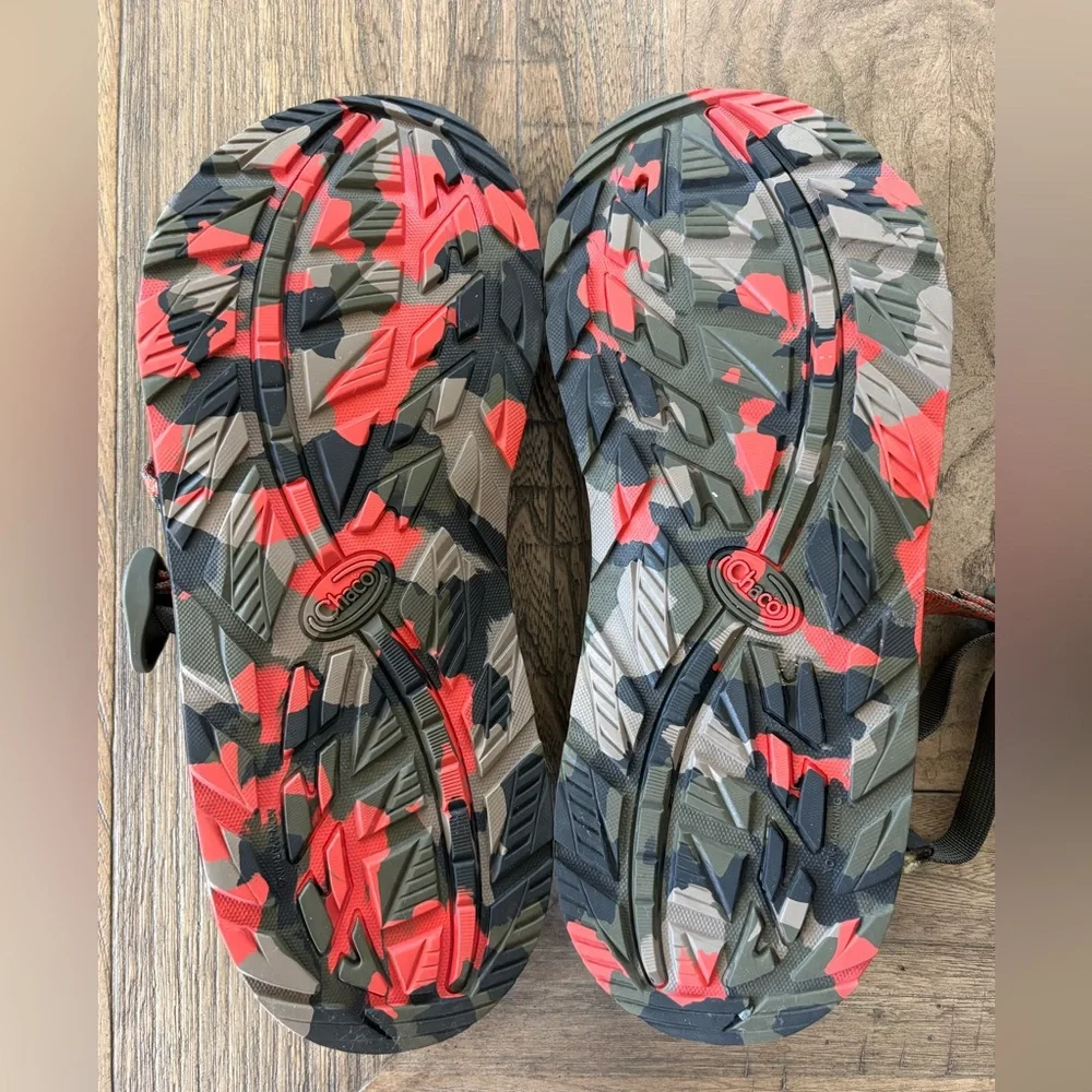 Chaco Men's Z/Cloud 2 Sandals Foster Pavement Black/ Camo Size 12